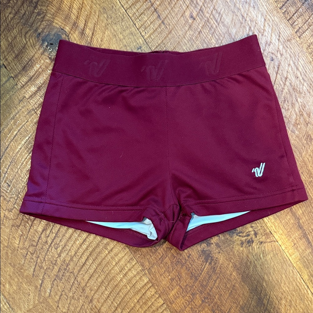 Varsity Spirit Maroon Cheer Athletic Shorts
